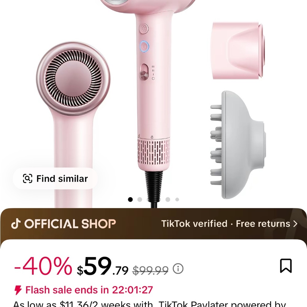 Pink Hair Dryer